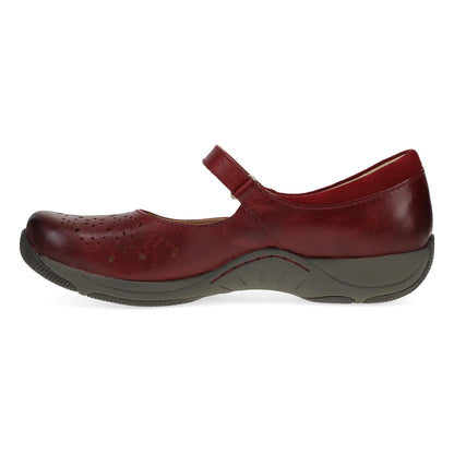 Stacy Red Waxy Burnished - Dansko Sale