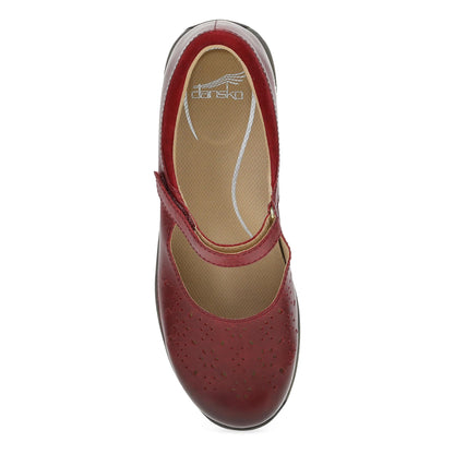 Stacy Red Waxy Burnished - Dansko Sale