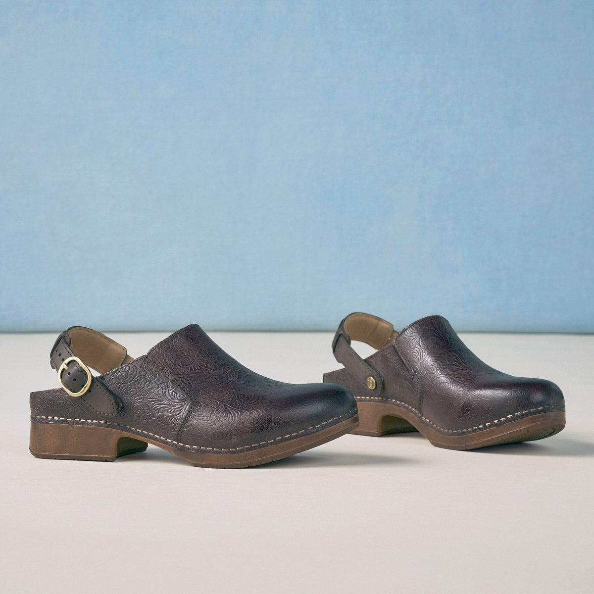 Millie Chocolate Tooled - Dansko Great Value