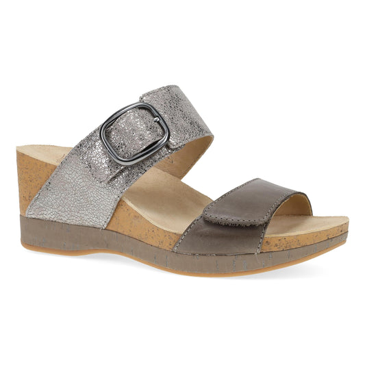Shannon Pewter/Taupe Leather - Dansko Essential
