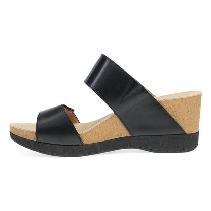Shannon Black Burnished Nappa - Dansko Exclusive