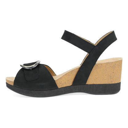 Stella Black Milled Nubuck - Dansko Recommended