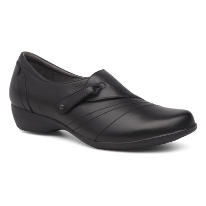 Franny Wide Black Leather - Dansko Featured