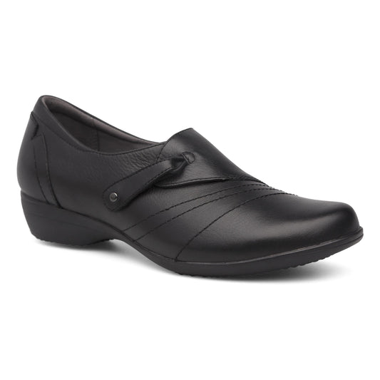 Franny Wide Black Leather - Dansko Featured