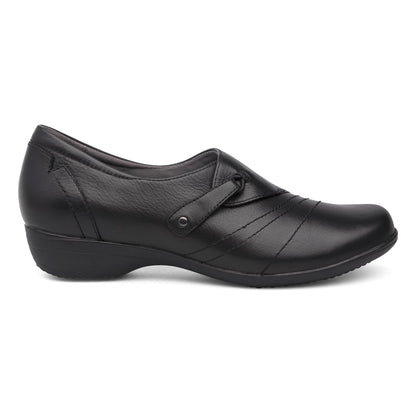 Franny Wide Black Leather - Dansko Featured