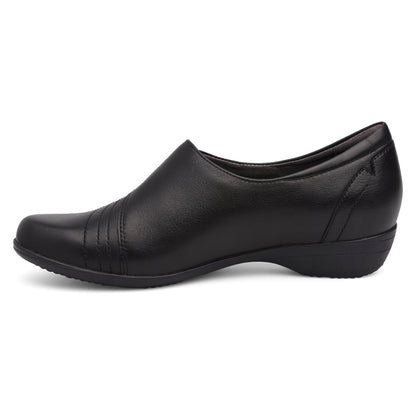 Franny Wide Black Leather - Dansko Featured