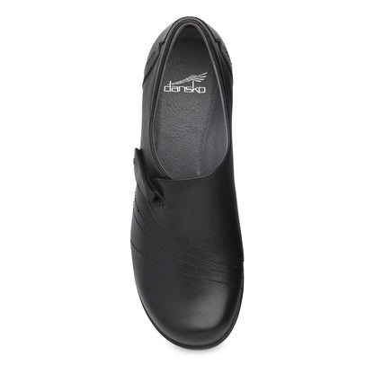 Franny Wide Black Leather - Dansko Featured