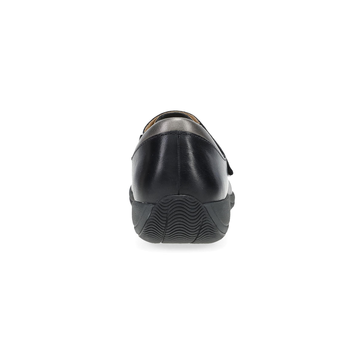 Stacy Wide Black Waxy Burnished - Dansko Signature