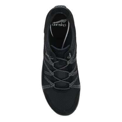 Harlyn Wide Black/Black Suede - Dansko Quality