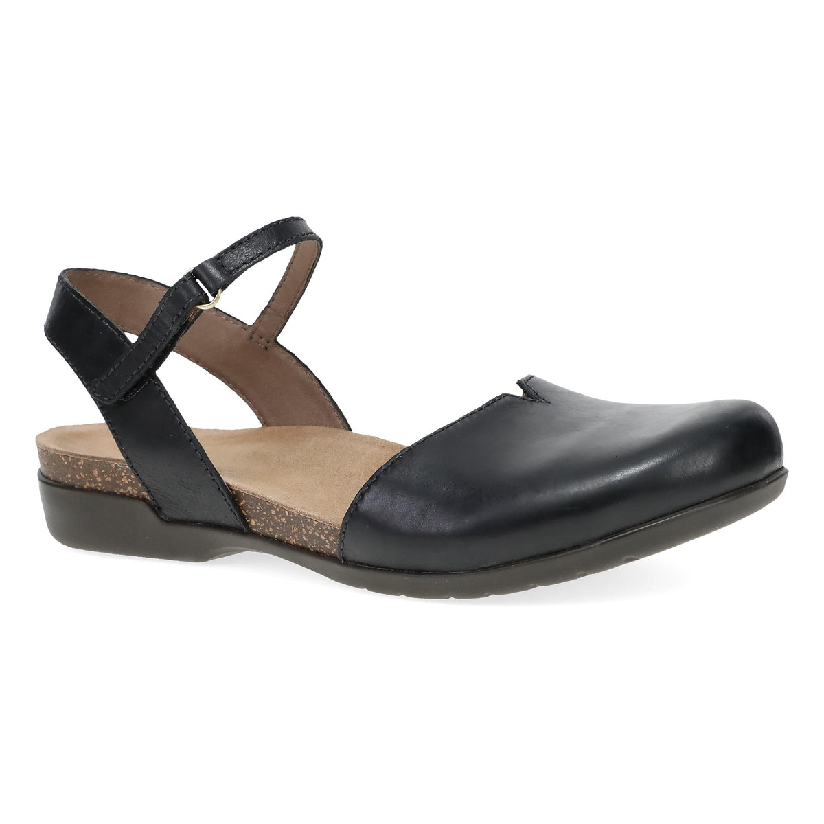 Rowan Wide Black Waxy Burnished - Dansko Recommended