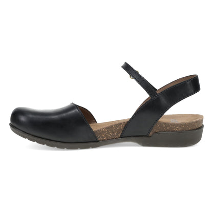 Rowan Wide Black Waxy Burnished - Dansko Recommended