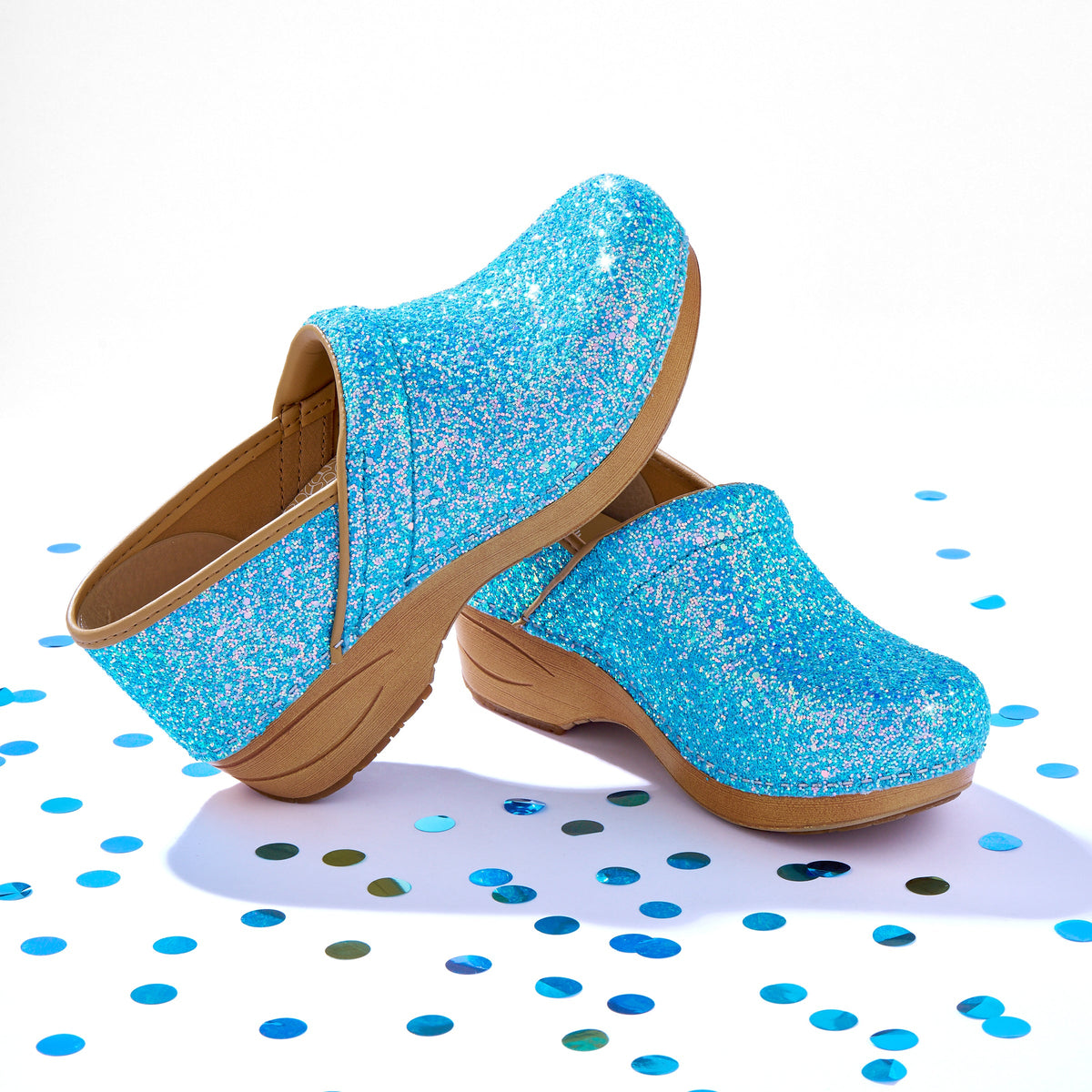 Wide XP 2.0 Ice Blue Glitter - Dansko Top Pick