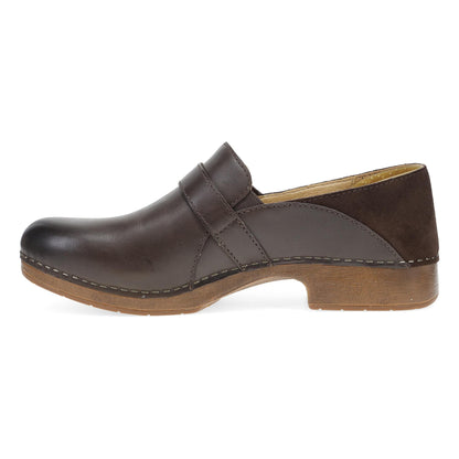 Margaret Chocolate Burnished Calf - Dansko Latest