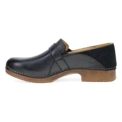Margaret Black Burnished Calf - Dansko Latest