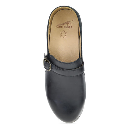 Margaret Black Burnished Calf - Dansko Latest