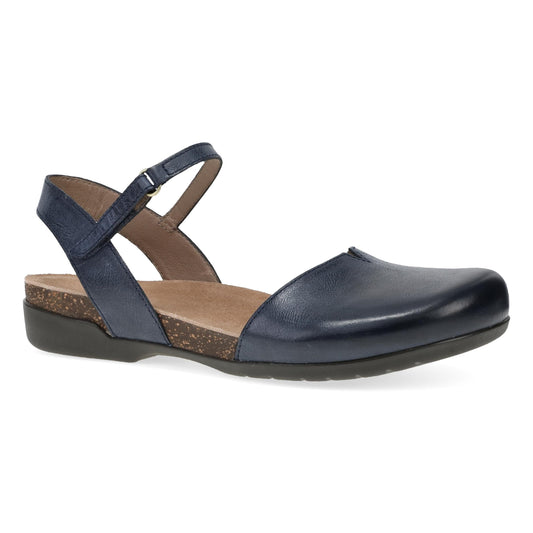 Rowan Navy Waxy Burnished - Dansko Trending