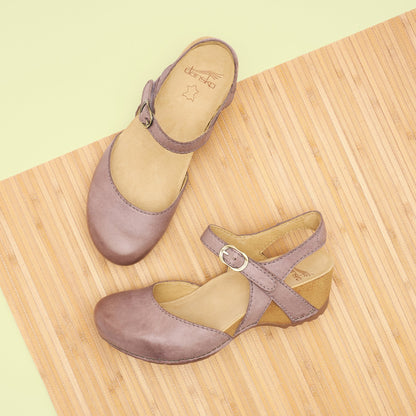 Tiffani Dusty Lilac Leather - Dansko Signature