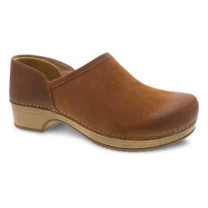 Brenna Tan Burnished Suede - Dansko Featured