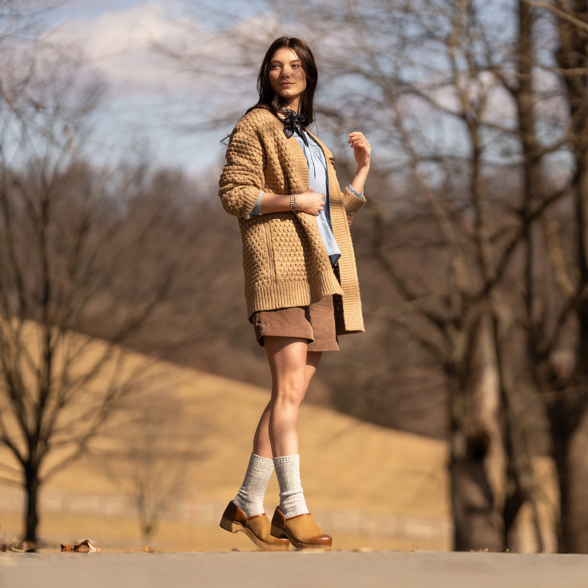 Brenna Tan Burnished Suede - Dansko Featured