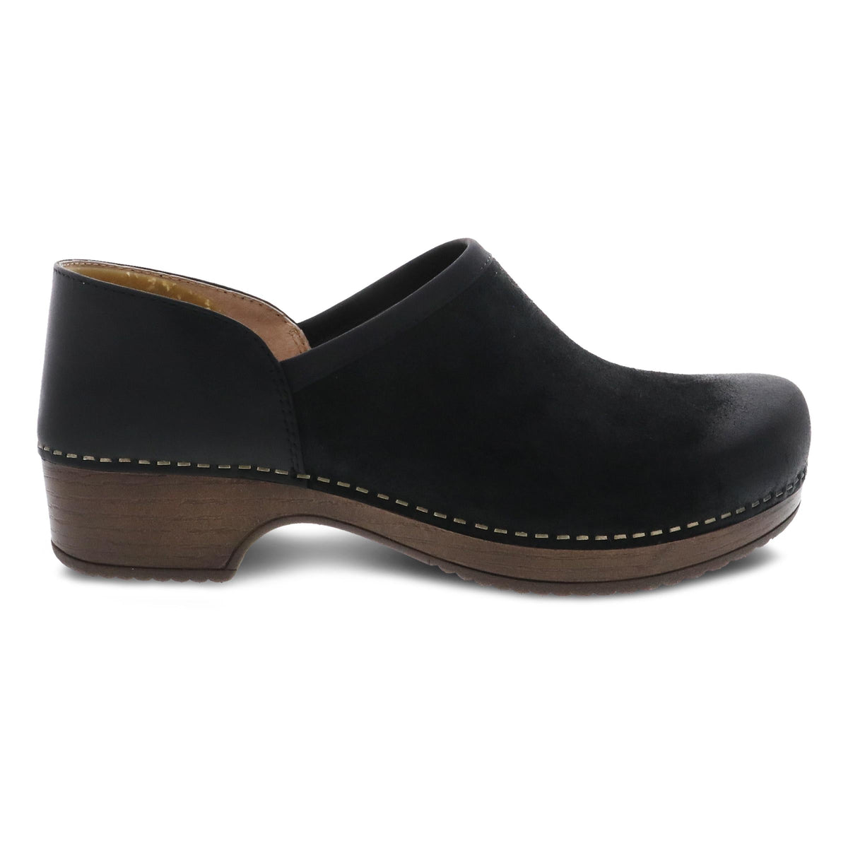Brenna Black Burnished Suede - Dansko Smart Buy