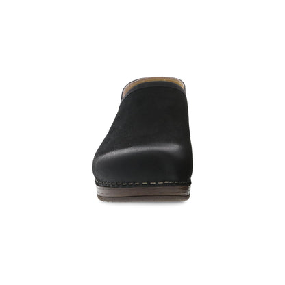 Brenna Black Burnished Suede - Dansko Smart Buy