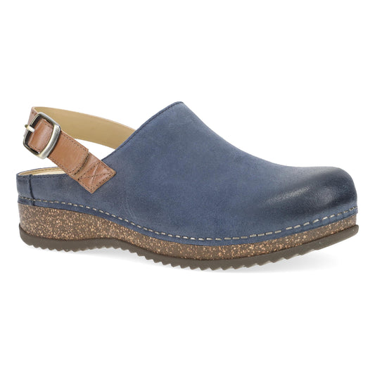 Merrin Blue Burnished Suede - Dansko Exclusive