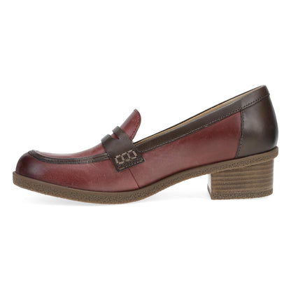 Danica Plum/Chocolate Waterproof Burnished - Dansko Classic