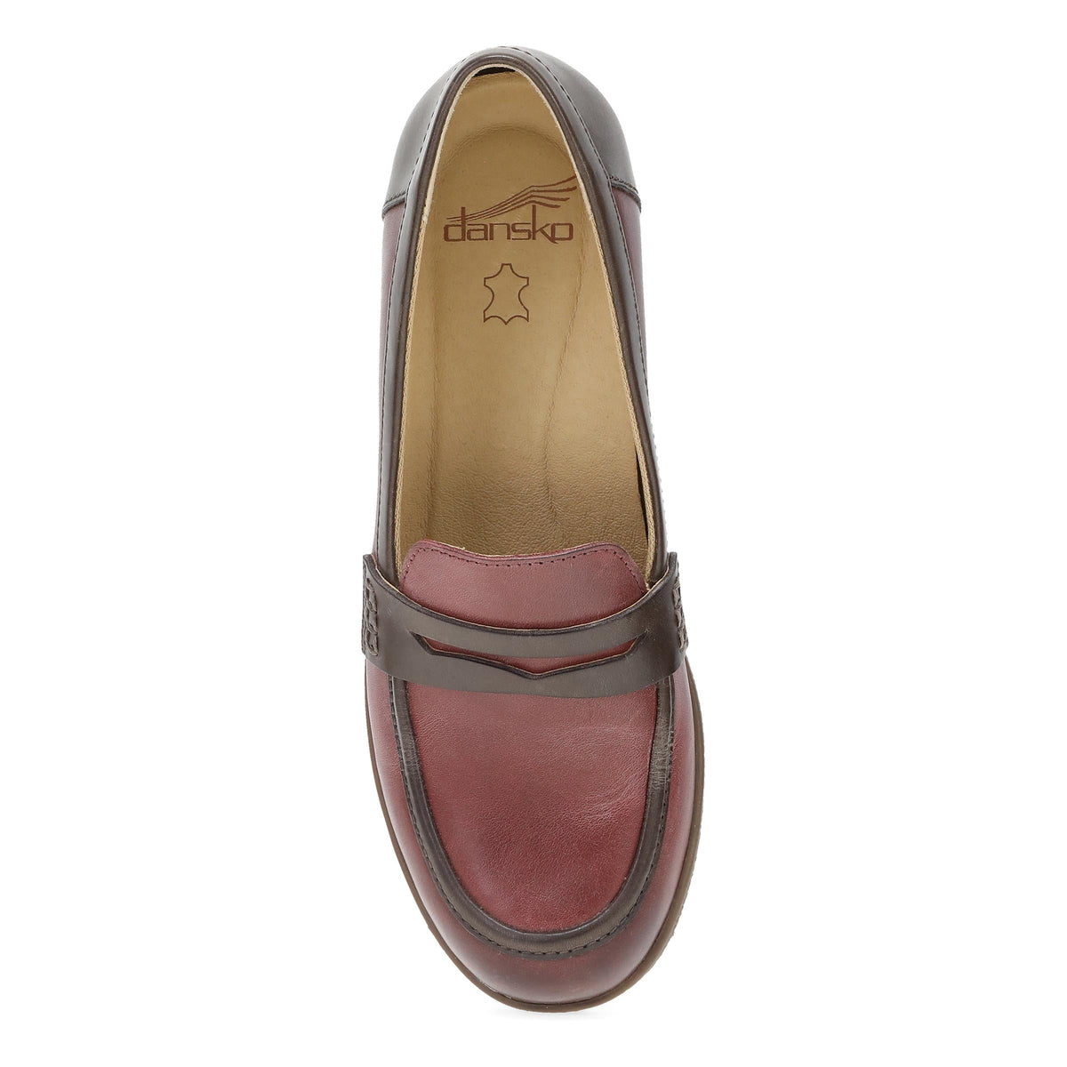 Danica Plum/Chocolate Waterproof Burnished - Dansko Classic