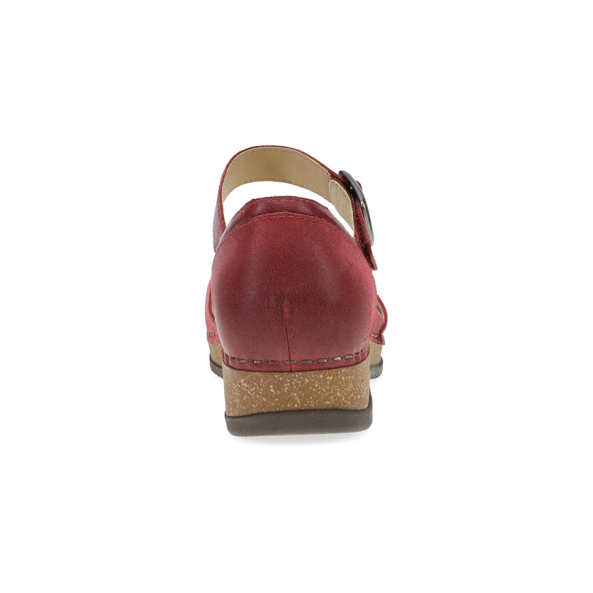 Mae Red Burnished Suede - Dansko New