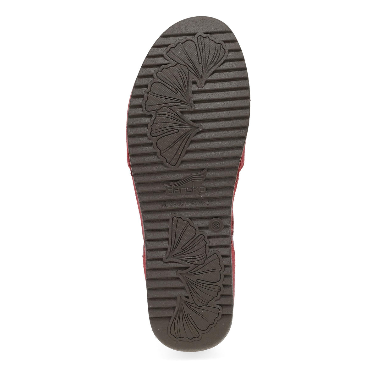 Mae Red Burnished Suede - Dansko New
